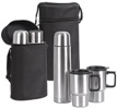 Stainless Steel Flask And Mug Set - 750Ml