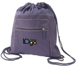 Indestruktible Drawstring Backpack - Navy