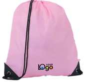 Basic Drawstring Bag - Pink