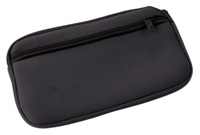 Neoprene Travel Document Holder - Black