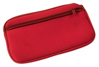 Neoprene Travel Document Holder - Red