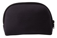 Neoprene Ladies Cosmetic Bag - Black