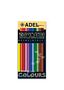 Adel Blackline Colour Pencils 12 - Min orders apply, please cont