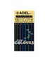 Adel Blackline B/Wood Color Pencils 12 - Min orders apply, pleas