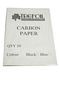 Carbon Paper Paper-Back A4 Black 50 - Min orders apply, please c