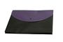 Platinum Envelope Snap Closure Purple/Bk - Min orders apply, ple