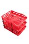 Econo Officer Letter Tray Stack Red - Min orders apply, please c