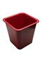 Waste Bin 12 Liter Burgundy - Min orders apply, please contact s