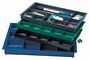 Desk Drawer Organiser 7 Comp Blue - Min orders apply, please con