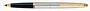 Parker 45 Gold Trim Stainless Steel Rollerball - Min orders appl