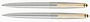 Parker 45 Gold Trim Stainless Steel Bp & Pencil - Min orders app