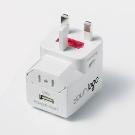 Usb Traveladapter - White