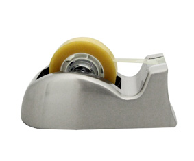 NICKEL SATIN TAPE DISPENSER