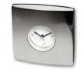 NICKEL SATIN ALARM CLOCK