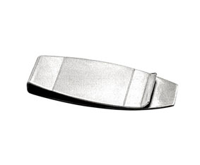 SILVER MONEY CLIP  TWO TONE