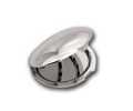 SILVER ROUND COMPACT MIRROR