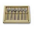 MATT 18/10 S/S CAKE FORKS (SET OF 6)