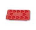 ICE CUBE TRAY "RED HEART"