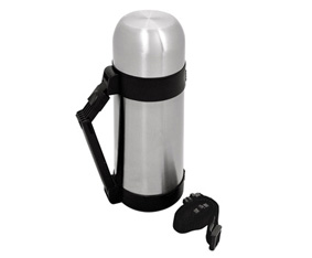 MSS VACUUM FLASK W/HANDLE + STRAP (1.2L)