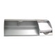 SILVER DESK ORGANISER WITH MEMO PAD