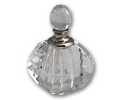 CRYSTAL PERFUME BOTTLE - CLEAR ROUND
