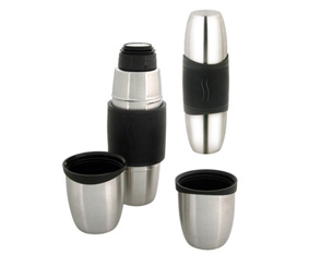 FLASK WITH TWO MUGS (400ML)