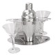 SS 4 PC MARTINI GLASS SET