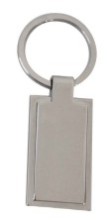 Silver Keyring 'Rectangular' In Presentation Box