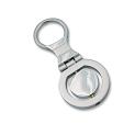 TWO-TONE SLV KEYRING  SWIVEL