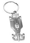 MATT SILVER RACING CAR KEYRING