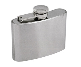 Stainless Steel Hip Flask With Capti