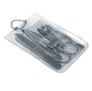 6Pc Manicure Set In Transparent Pvc Pouch