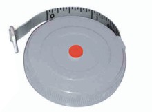 White Compact Travel Tape Measure (1.5M)