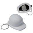 White Bottle Opener Keyring 'Helmet' (6.2X4.7X3.5Cm)