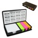 BLACK PU POST-IT & MEMO PAD HOLDER