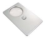 Silver Magnifier  With Light
