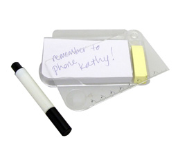 Acrylic Memo Pad Holder With 8Cm Rul