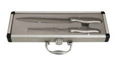 2 Pcs  Knife Set In Aluminium Case
