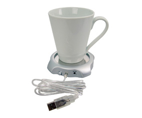 SILVER USB MUG WARMER