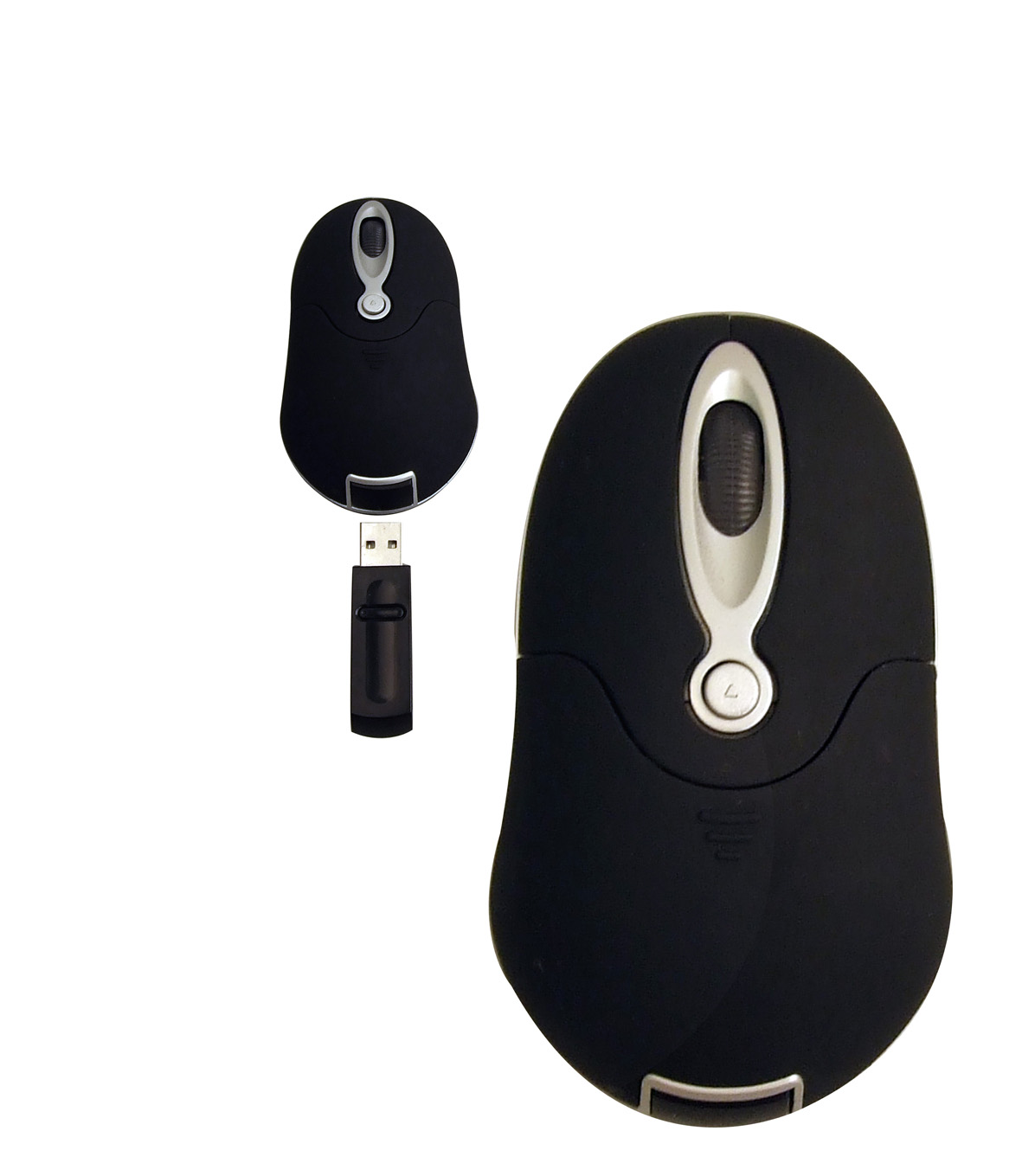 Black Wireless Mouse (9.5X4.5Cm)