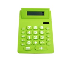 Pink 8 Digit Jumbo Calculator W/Sola