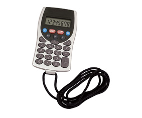 8 Digit Pocket Calculator W/ Neck St