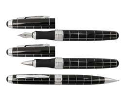 Black Rollerball Pen Checked