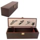 WOOD WINE BOX SET