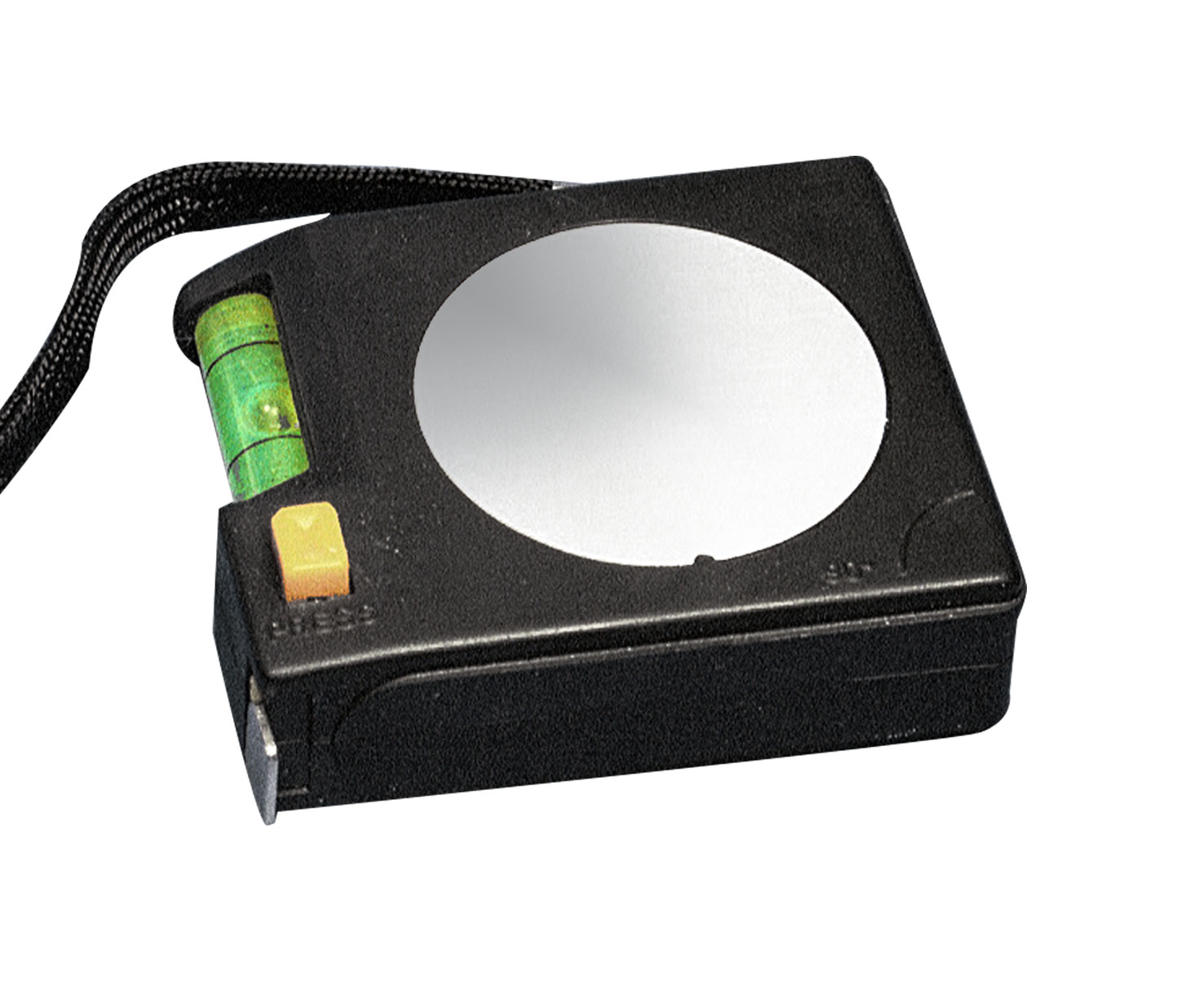 BLACK 2M TAPE MEASURE WITH SPIRIT LEVEL