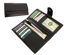 Ladies Leather Wallet-Black