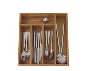 Bamboo 5 Division Cutlery Tray (34.5