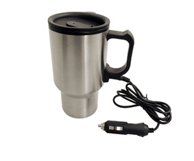 Matt Ss Thermal Mug  With Dc Adaptor