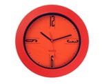 Red +  Black 25Cm  Wall Clock