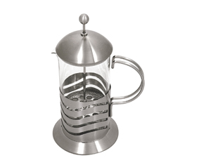 Matt Stainless Steel And Glass Coff